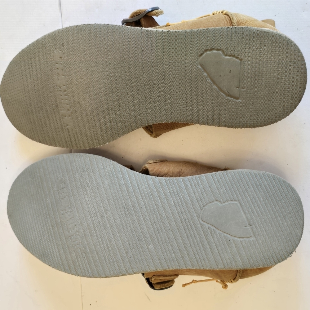 Satorisan Unisex Microperforated Benirras Loden Tan Sandals Size 8.5 - Picture 11 of 14